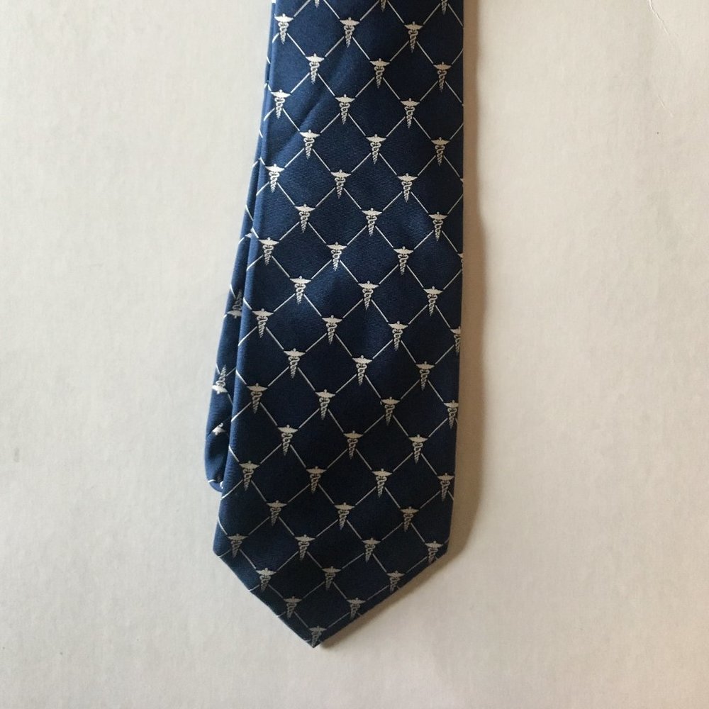 Larson Blue Tie 100% Silk